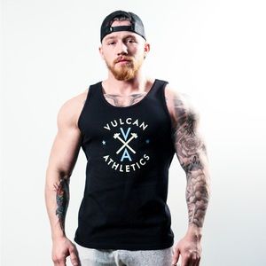 Vulcan Athletics Black Tank Top.